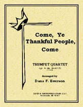 COME YE THANKFUL PEOPLE COME TRUMPET QUARTET cover